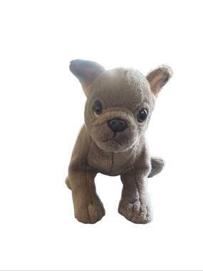 Lelly Gray French Bulldog Puppy Plush Toy Stuffed Animal 10"